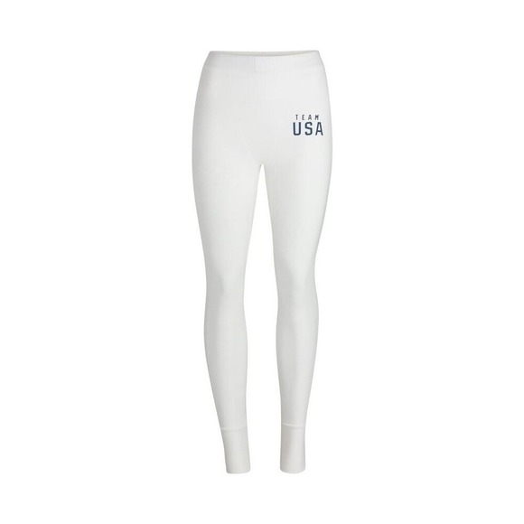 SKIMS Soft Lounge Rib Leggings Team USA White Large - Picture 11 of 11